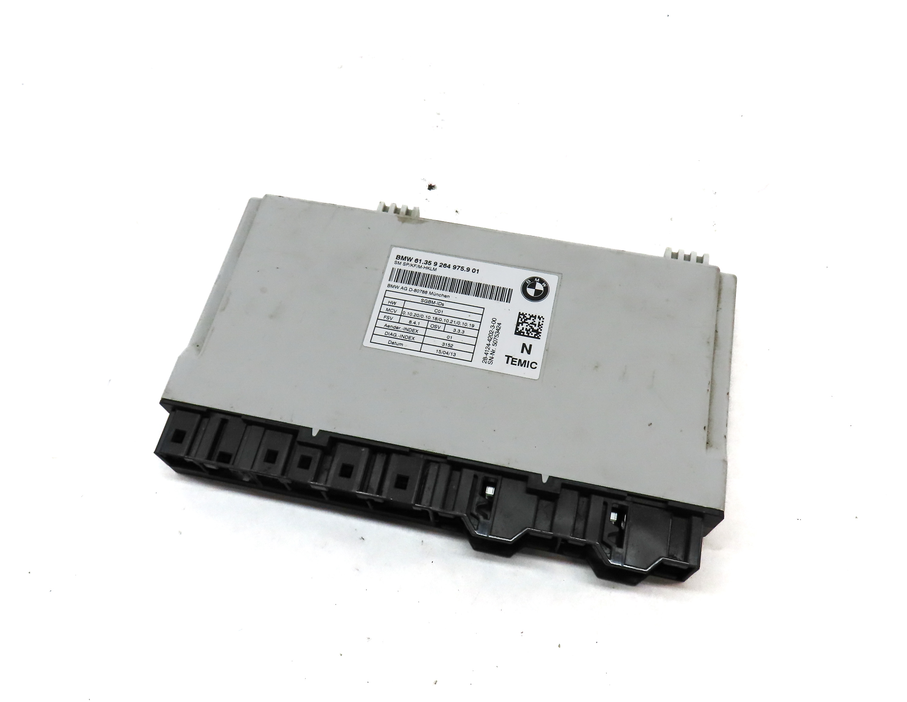 2011-2014 BMW X5 X5M X6 X6M (E70 E71) FRONT RIGHT PASSENGER SEAT CONTROL MODULE — exact item pictured